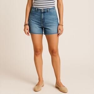 NWT Vigoss High Rise Denim Jean Shorts Sz  24